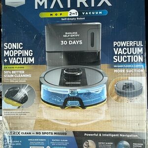 Matix 2-in-1 Sonic Mopping Vacuum - Black and Blue